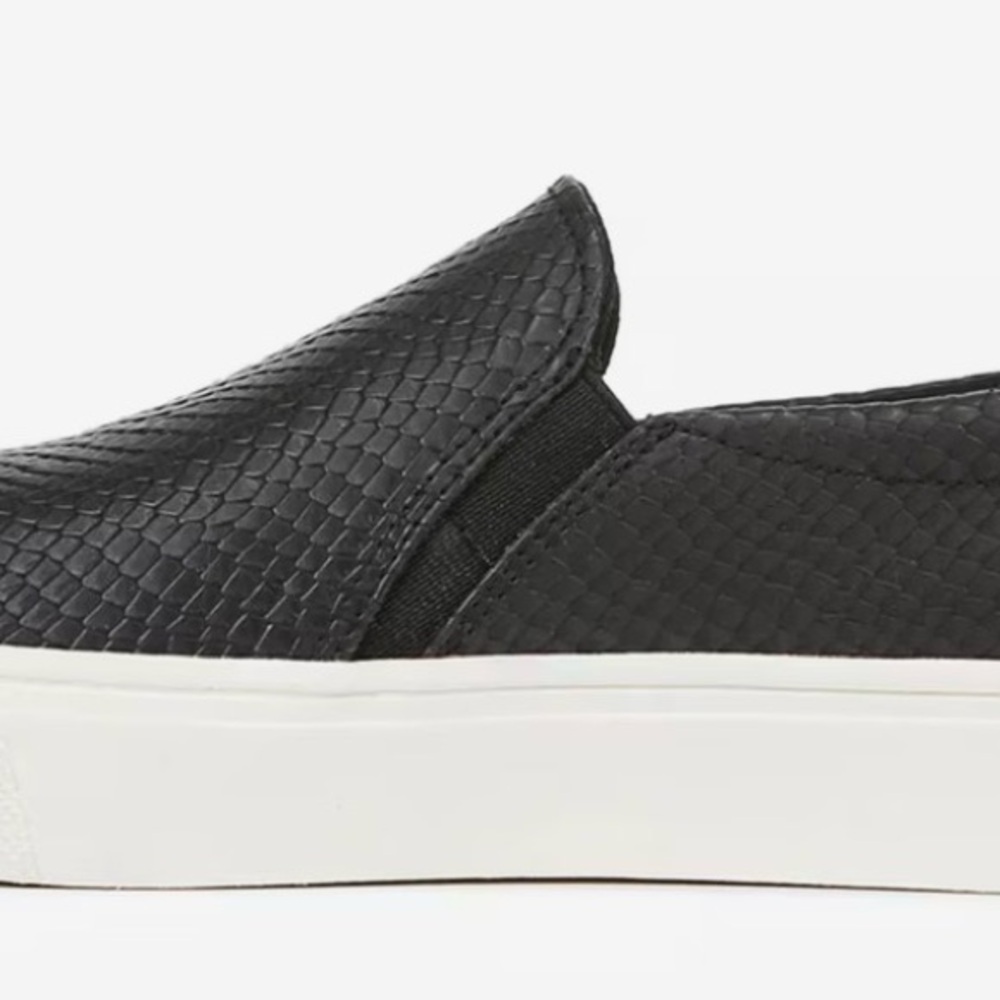 Dr. Scholl's Black Textured Slip-On Sneakers - Picture 3 of 10